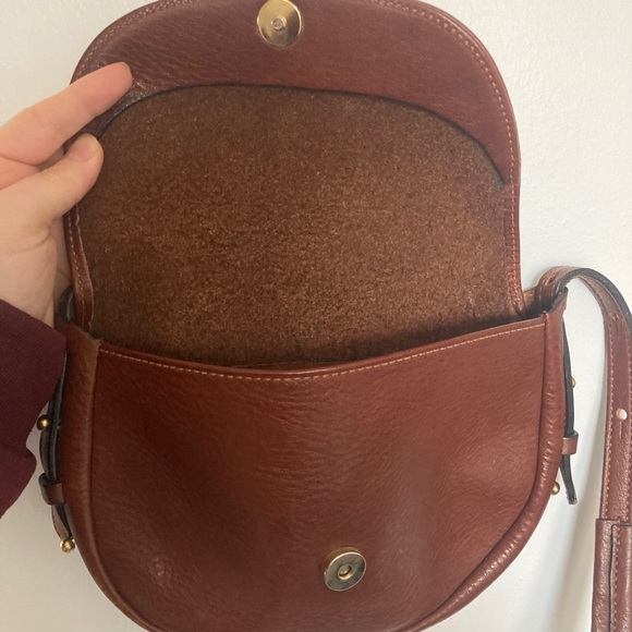 Brown Leather Vintage Purse - Picture 3 of 6